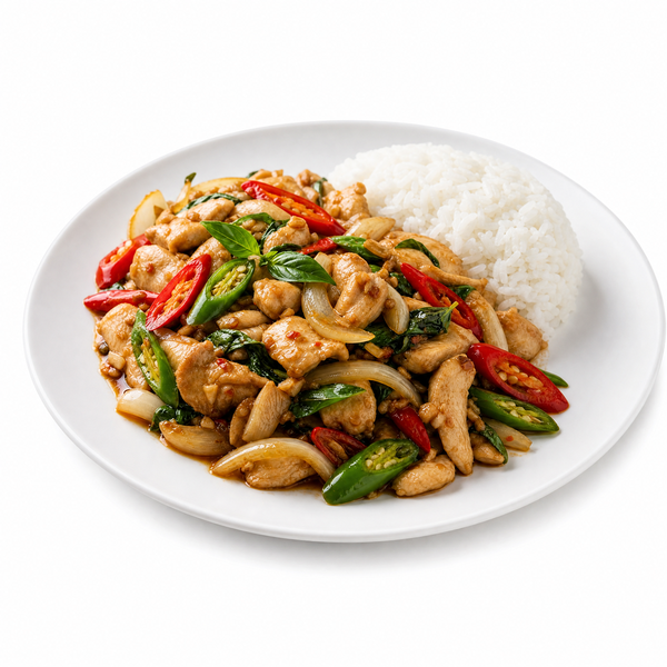 ไก่ผัดพริกสด